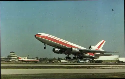 Ak Indonesisches Passagierflugzeug, Garuda Indonesian Airways, Douglas DC-10-30