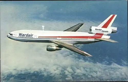 Ak Kanadisches Passagierflugzeug, Wardair Canada, McDonnell Douglas DC-10-30