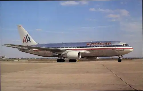 Ak Amerikanisches Passagierflugzeug, American Airlines, Boeing 767-223