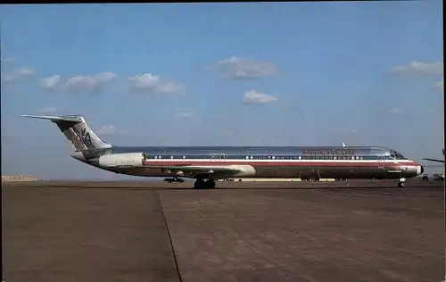 Ak Amerikanisches Passagierflugzeug, American Airlines, McDonnell Douglas DC-9-82