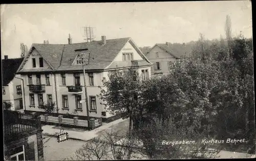 Ak Bad Bergzabern im Kreis Südliche Weinstraße, Kurhaus Behret