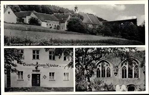 Ak Gnadenberg Berg bei Neumarkt in der Oberpfalz, Kloster Gnadenberg, Gasthof zum Kloster