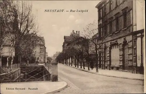 Ak Neustadt an der Weinstraße, Rue Luitpold