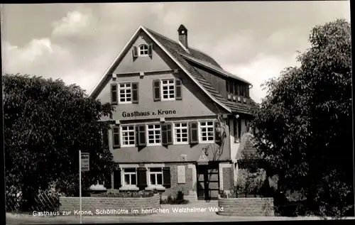 Ak Schöllhütte Althütte in Württemberg, Gasthaus zur Krone