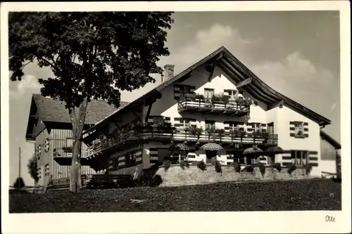 Ak Lachen Nesselwang im Allgäu, Gasthaus zum Löwen