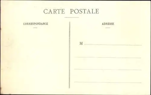 Ak Rouen Seine Maritime, La Crue de la Seine, Le Quai de Paris, 1910