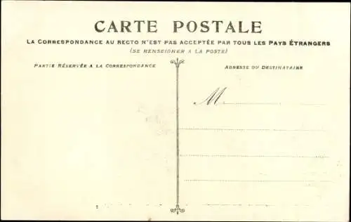 Ak Rouen Seine Maritime, La Crue de la Seine 1910, Ile Lacroix, La Rue Centrale