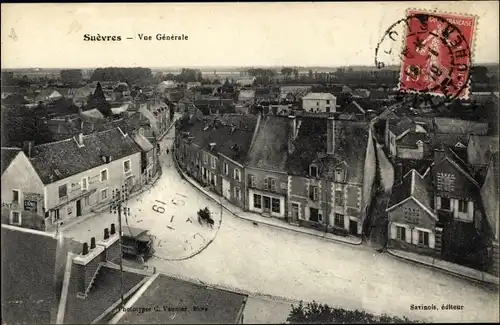 Ak Suèvres Loir-et-Cher, Vue generale