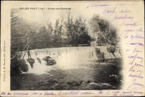 Ak Solies Pont Var, Ecluse des Seiroous