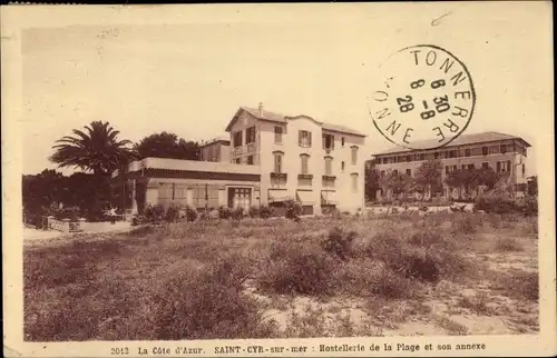 Ak Saint Cyr sur Mer Var, Hostellerie de la Plage et son annexe