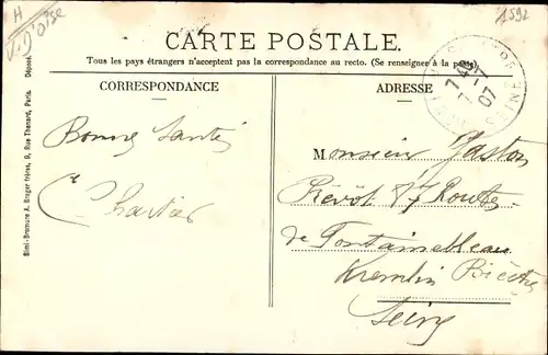 Ak Sarcelles Val d’Oise, Café Restaurant de la Gare