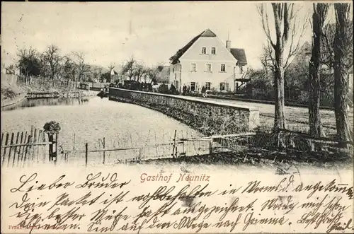 Ak Neunitz Döben Grimma in Sachsen, Gasthof