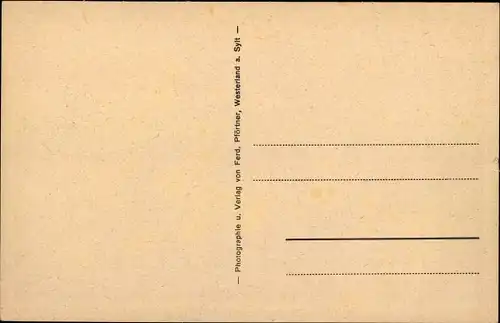 Ak Westerland auf Sylt, D Zug auf der Strecke über den Hindenburgdamm, Dampflok, Eisenbahn