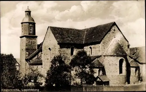 Ak Lippoldsberg Wahlsburg Weserbergland, Klosterkirche