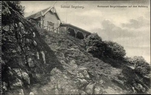 Ak Bad Segeberg, Restaurant Bergschlösschen auf dem Kalkberg