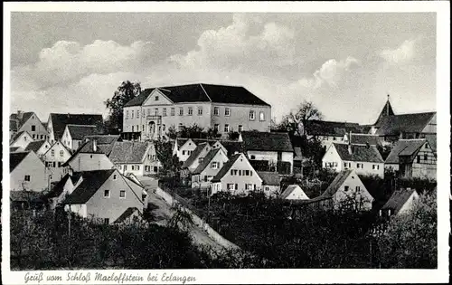 Ak Erlangen in Mittelfranken Bayern, Schloss Marloffstein, Ort