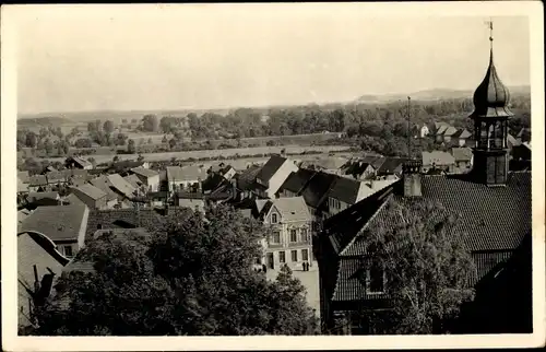 Ak Teterow in Mecklenburg, Blick vom Kirchturm