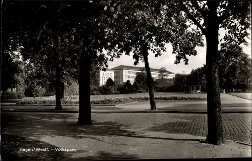 Ak Hagen in Westfalen Ruhrgebiet, Volkspark