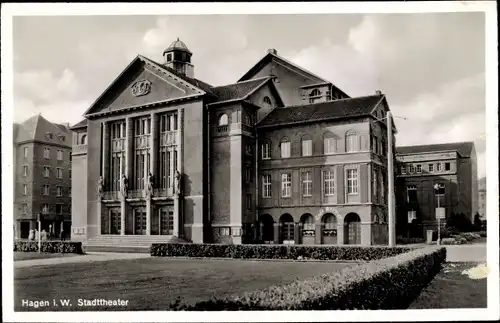 Ak Hagen in Westfalen, Stadttheater