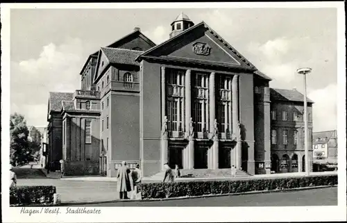 Ak Hagen in Westfalen, Stadttheater