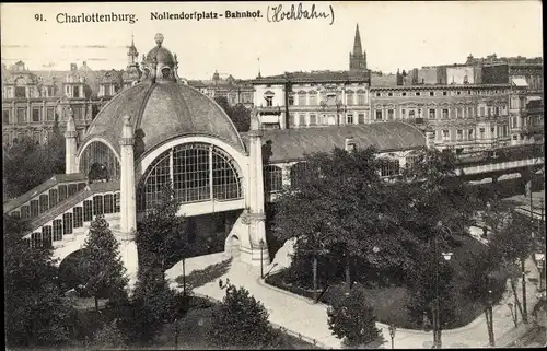 Ak Berlin Schöneberg, Bahnhof Nollendorfplatz