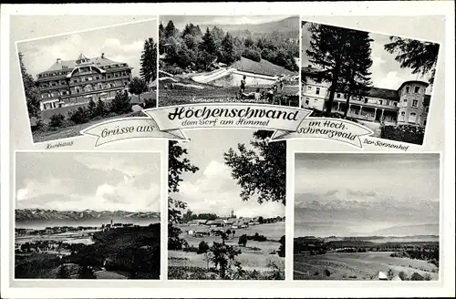 Ak Höchenschwand im Hochschwarzwald, Kurhaus, Sonnenhof, Schwimmbad, Panorama