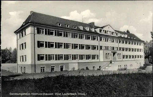 Ak Ilbeshausen Hochwaldhausen Grebenhain Mittelhessen, Genesungsheim
