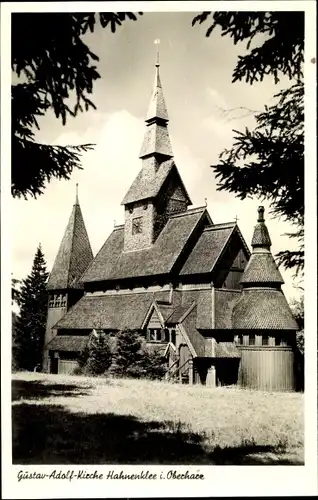 Ak Hahnenklee Goslar Oberharz, Nordische Kirche