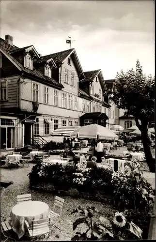 Ak Hahnenklee Bockswiese Goslar im Harz, Hotel Deutsches Haus