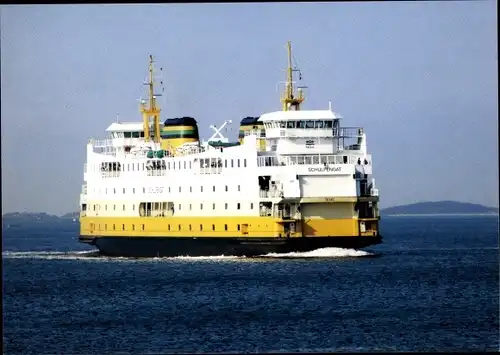 Ak Texel Nordholland Niederlande, Fährschiff Schulpengat, Rebotex BV