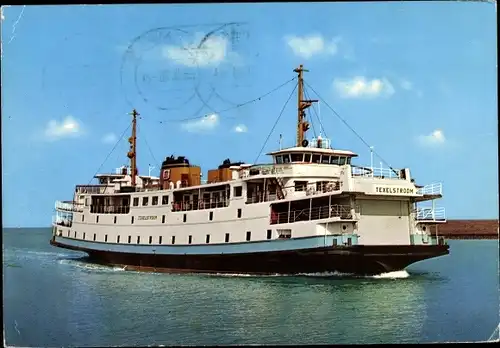 Ak Den Helder Nordholland, Fährschiff Texelstroom