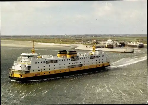 Ak Texel Nordholland Niederlande, Fährschiff Schulpengat