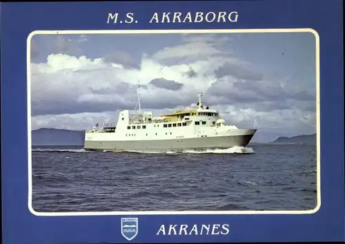 Ak Fährschiff MS Akraborg, Akranes