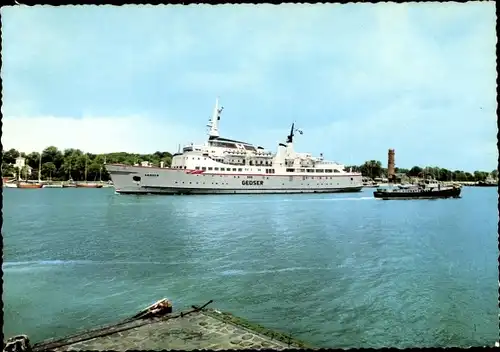 Ak Travemünde Lübeck Schleswig Holstein, Fährschiff Gedser