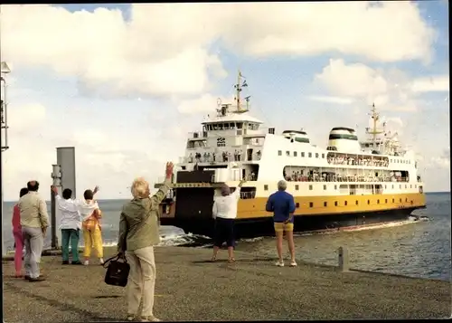 Ak Texel Nordholland Niederlande, Fährschiff Molengat