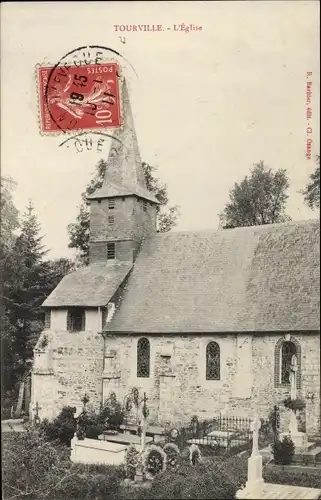 Ak Tourville Calvados, L'Eglise