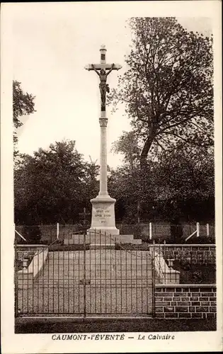 Ak Caumont L´Éventé Calvados, Le Calvaire