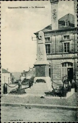 Ak Caumont L´Éventé Calvados, Le Monument