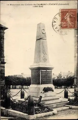 Ak Caumont L´Éventé Calvados, Le Monument aux Enfants