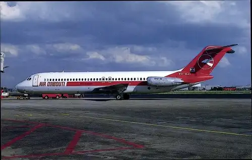 Ak Dschibutisches Passagierflugzeug, Air Djibouti, McDonnell Douglas DC-9-32, YU-AJI