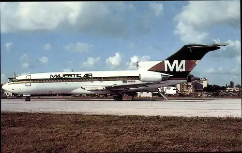 Ak Philippinisches Passagierflugzeug, Majestic Air, Boeing 727-51