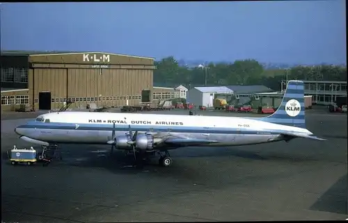 Ak Niederländisches Passagierflugzeug, KLM Airlines, Douglas DC 7C/F, PH-DSE