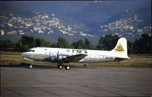 Ak Libanesisches Passagierflugzeug, TMA Trans Mediterranean Airways, Douglas DC-4, OD-ADV