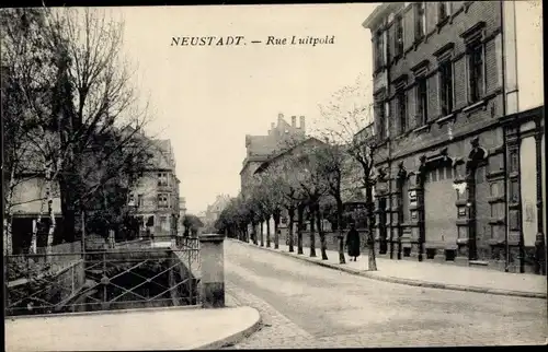 Ak Neustadt an der Weinstraße, Rue Luitpold