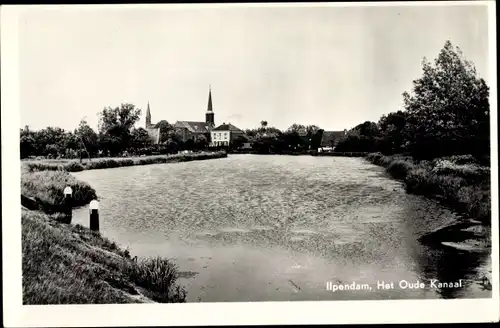 Ak Ilpendam Waterland Nordholland Niederlande, Het Oude Kanaal