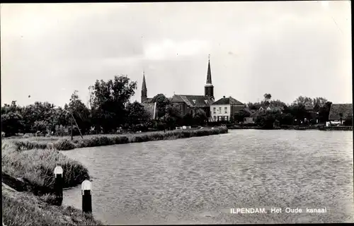 Ak Ilpendam Waterland Nordholland Niederlande, Het Oude Kanaal