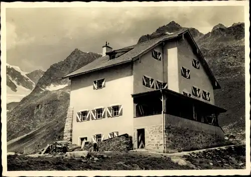 Ak Neustift im Stubaital in Tirol, Neue Regensburger Hütte