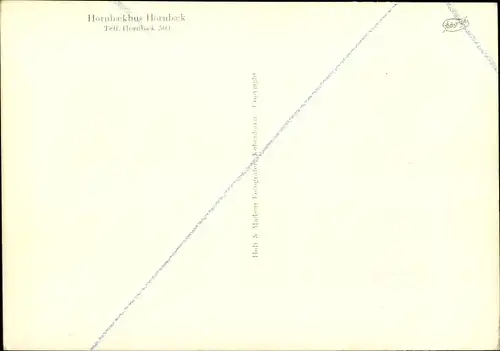 Ak Hornbæk Insel Seeland Dänmark, Hornbækhus