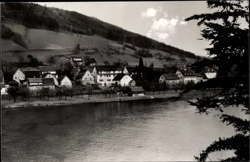 Ak Lindach Eberbach am Neckar, Teilansicht