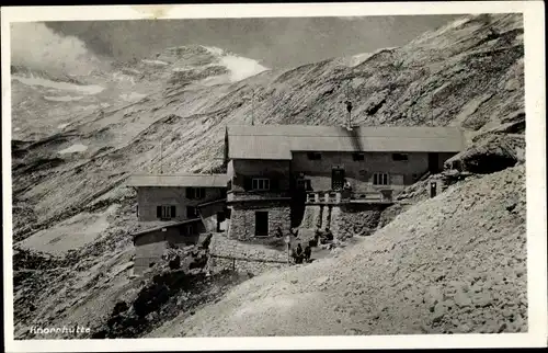 Ak Garmisch Partenkirchen, Knorrhütte an der Zugspitze, Gebirge